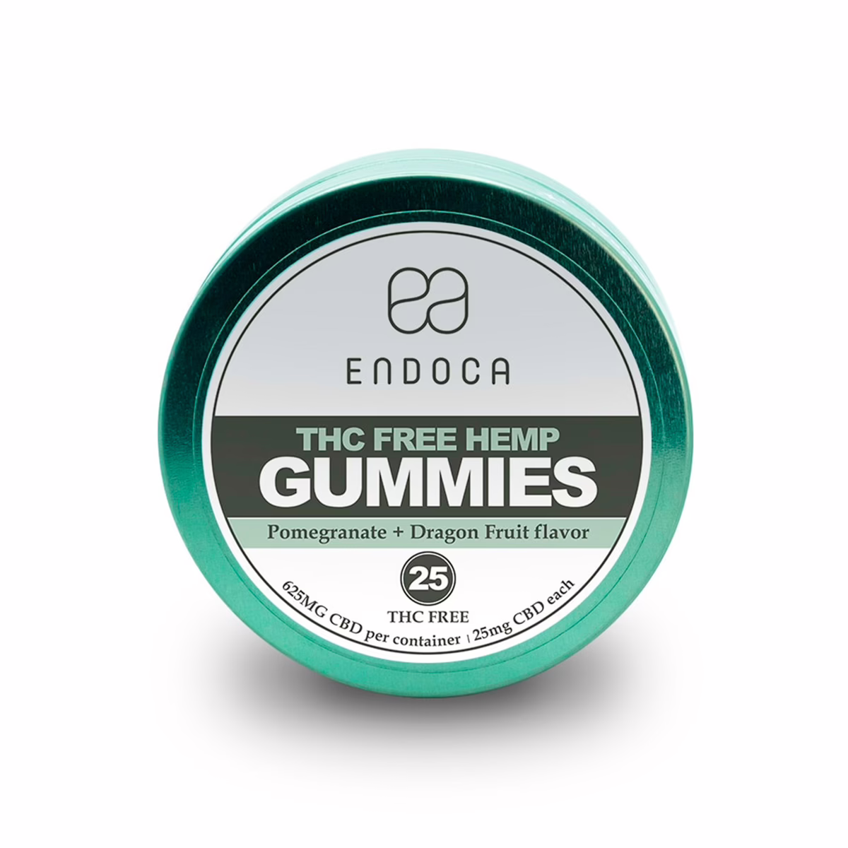 Endoca, CBD Gummies 25mg, Pomegranate + Dragon Fruit, Isolate THC-Free, 25ct, 625mg CBD Endoca, CBD Gummies 25mg, Pomegranate + Dragon Fruit, Isolate THC-Free, 25ct, 625mg CBD