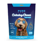 Purekana, CBD Calming Dog Treats for Anxiety, Natural Beef, Broad Spectrum THC-Free, 30ct, 150mg CBD