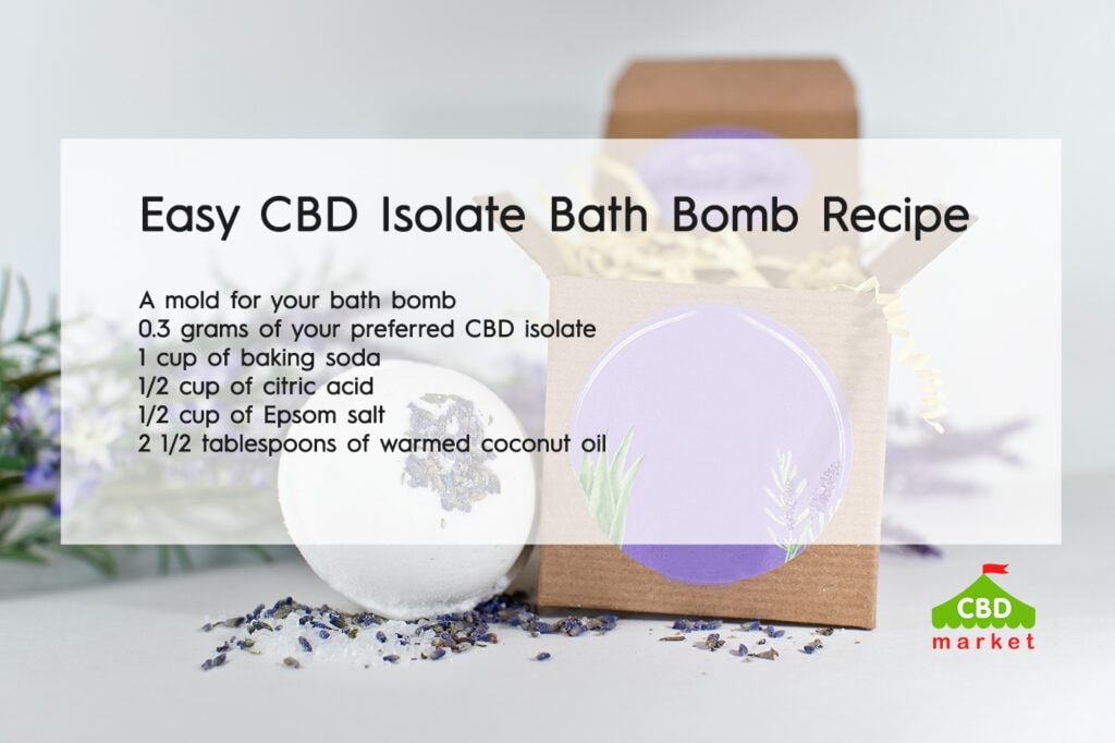 How to Make CBD Bath Bombs Using CBD Isolate?