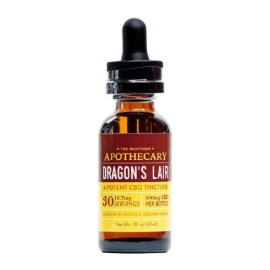 The Brothers Apothecary, Dragon’s Lair CBD Oil, Full Spectrum, 1oz, 500mg CBD