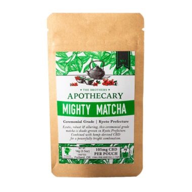 The Brothers Apothecary, Mighty Matcha CBD Tea, Full Spectrum, 0.5 oz, 100mg CBD