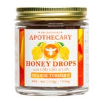 The Brothers Apothecary, Orange Turmeric Honey Drops CBD Gummies, Full Spectrum, 30ct, 150mg CBG + 150mg CBN + 450mg CBD