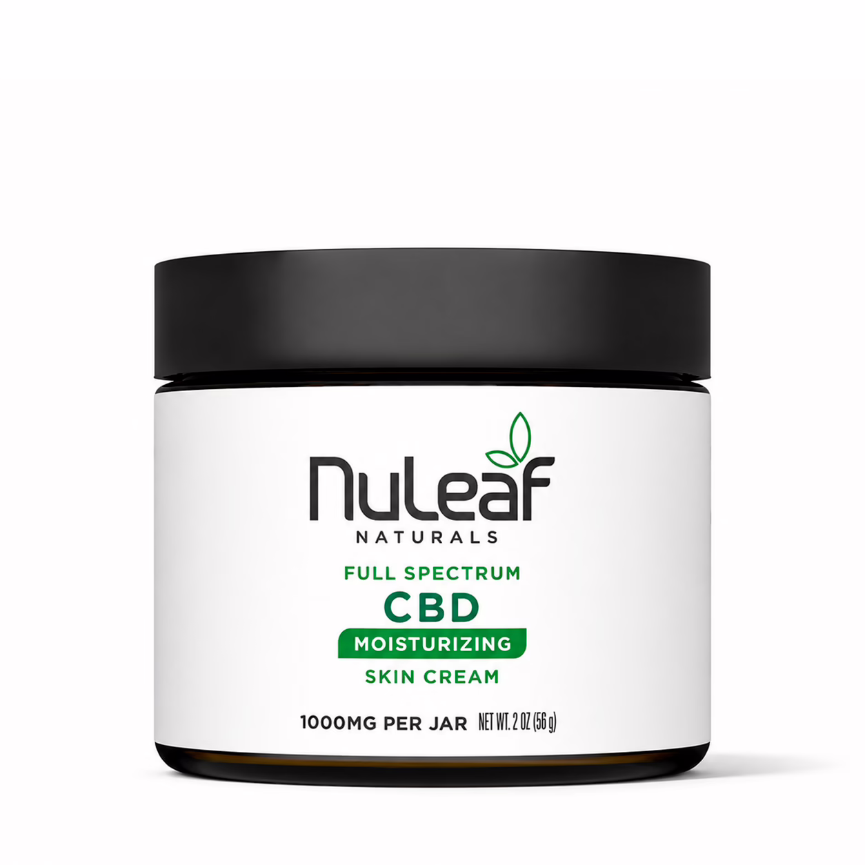 NuLeaf Naturals, CBD Moisturizing Skin Cream, Full Spectrum, 2oz, 1000mg CBD NuLeaf Naturals, CBD Moisturizing Skin Cream, Full Spectrum, 2oz, 1000mg CBD