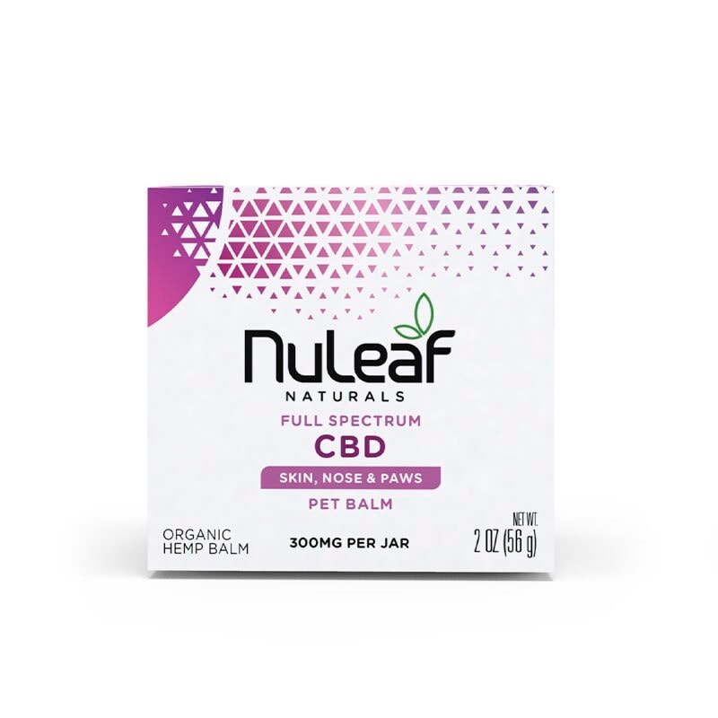 NuLeaf Naturals, CBD Pet Balm, Full Spectrum, 2oz, 300mg CBD