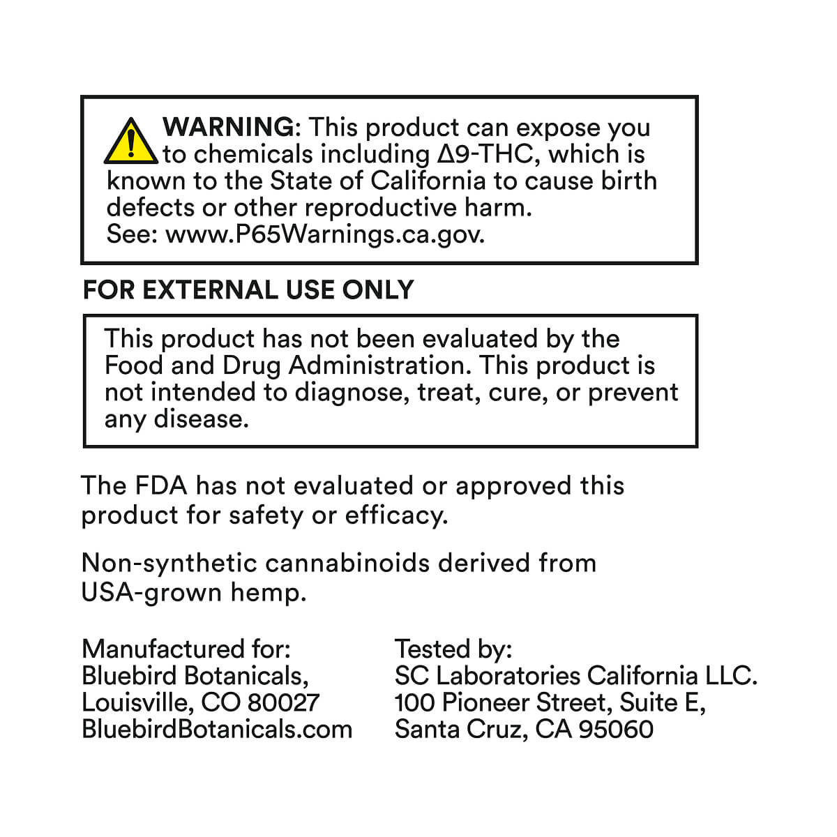 Bluebird Botanicals, CBD Salve, Isolate THC-Free, 1oz, 750mg CBD