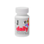 five, CBD+THC Liquid Capsules, Full Spectrum, 60ct, 60mg THC + 1500mg CBD