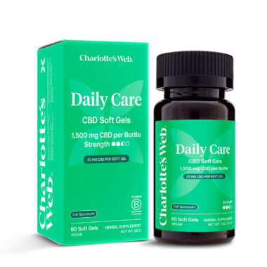 Charlotte’s Web, 25mg CBD Soft Gels, Full Spectrum, 60ct, 1500mg CBD