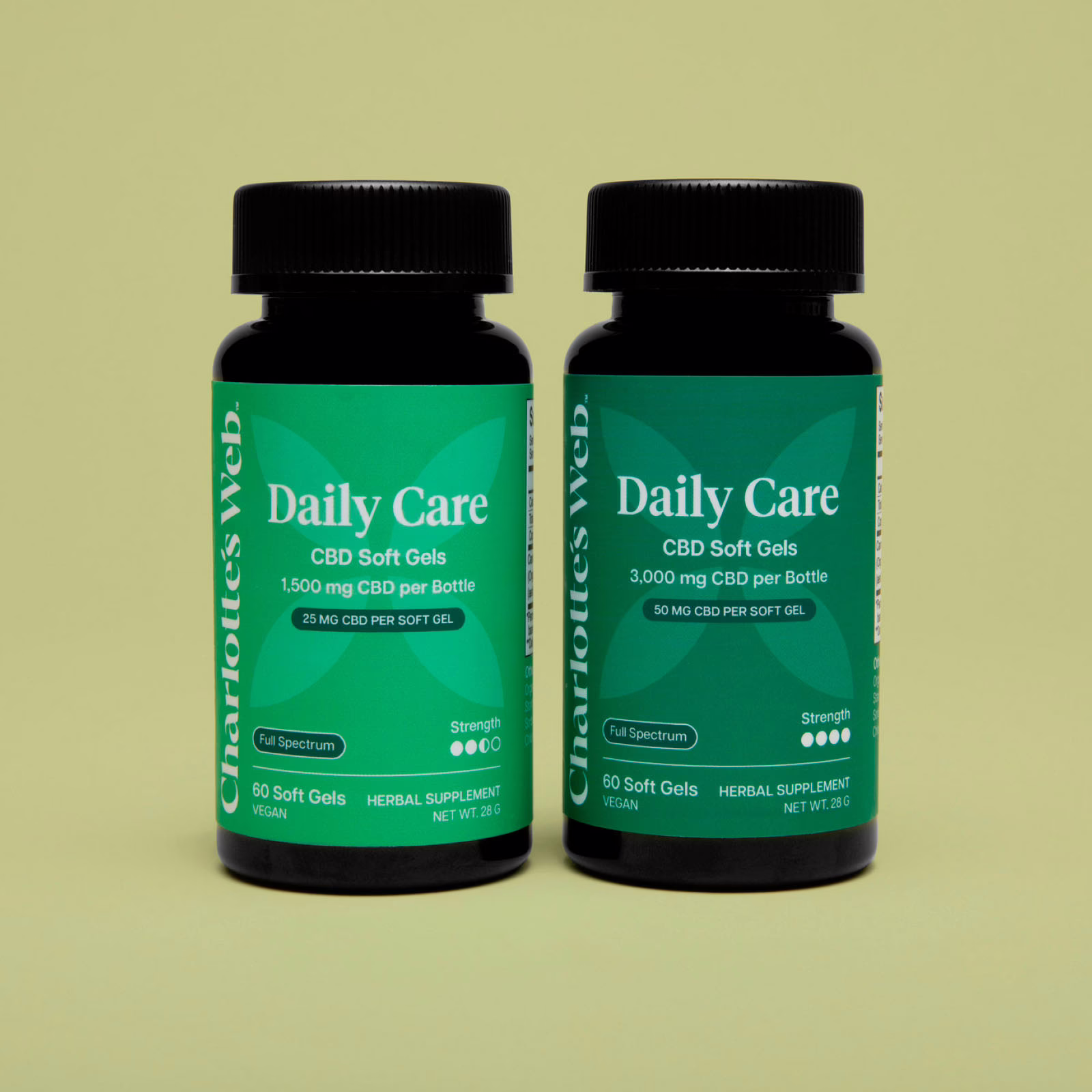 Charlotte’s Web, 25mg CBD Soft Gels, Full Spectrum, 60ct, 1500mg CBD