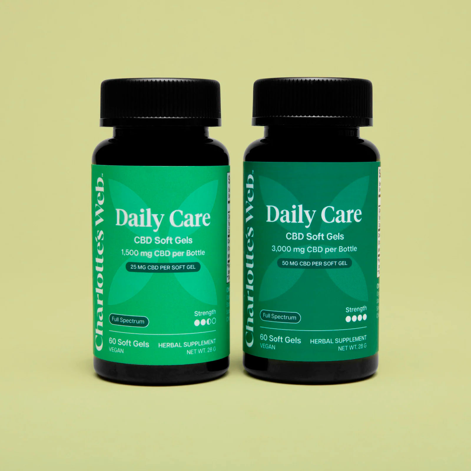 Charlotte’s Web, 50mg CBD Soft Gels, Full Spectrum, 60ct, 3000mg CBD