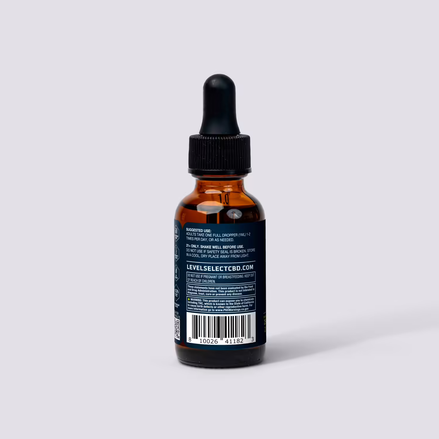 Level Select CBD, CBD+ Pro Relief Drops, Lemon Lime, Full Spectrum, 1fl oz, 60mg THC + 750mg CBD