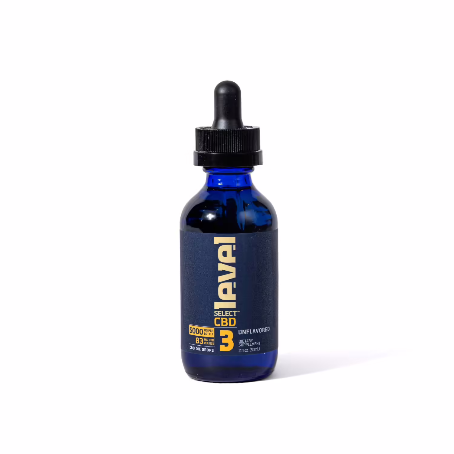 Level Select CBD, LVL 3 Daily CBD Drops, Unflavored, Broad Spectrum THC-Free, 2fl oz, 5000mg CBD Level Select CBD, LVL 3 Daily CBD Drops, Unflavored, Broad Spectrum THC-Free, 2fl oz, 5000mg CBD