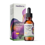 Medterra, Max Relief + Relax THC+CBG+CBD Oil, Citrus, Full Spectrum, 1fl oz, 60mg THC + 500mg CBG + 500mg CBD