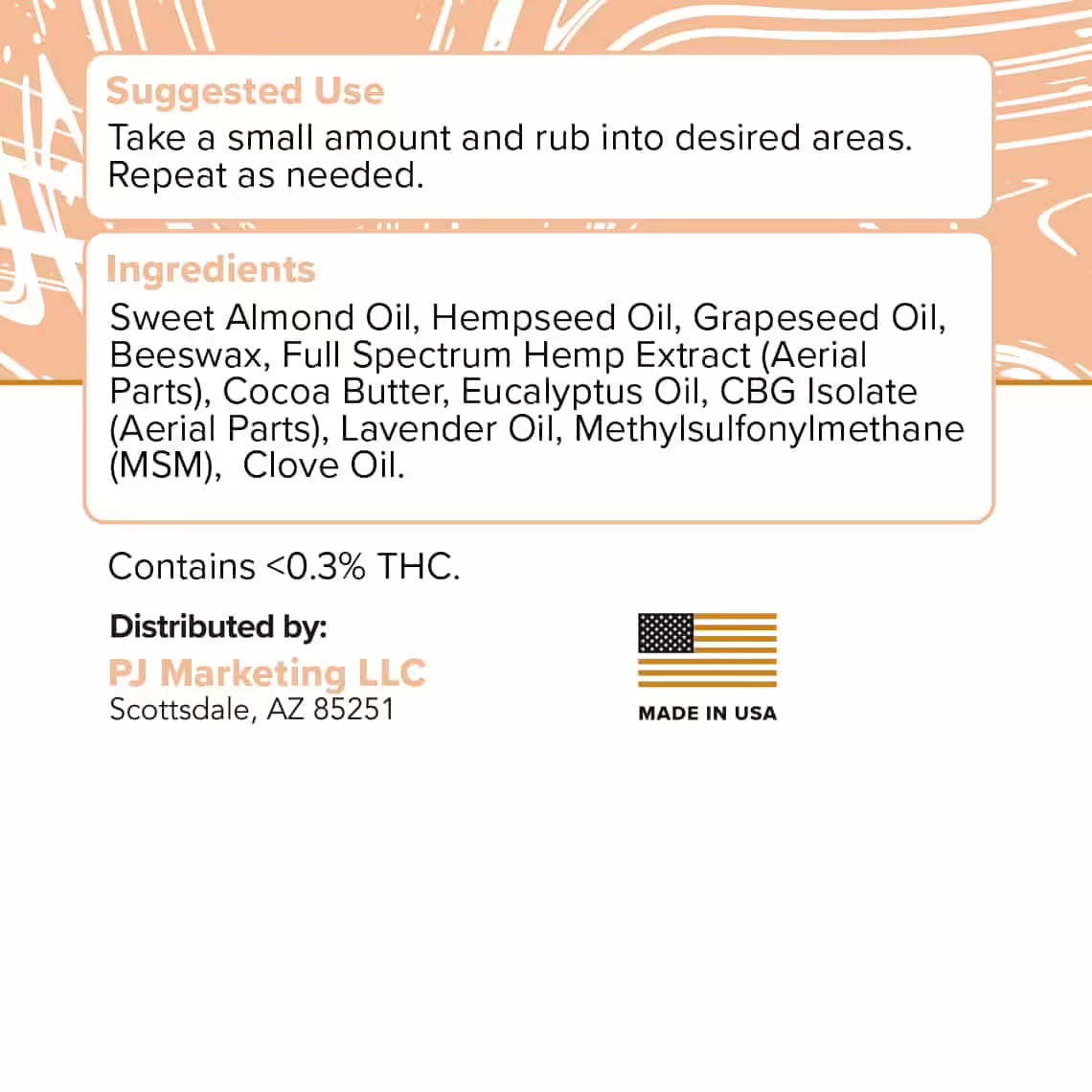 Premium Jane, CBD Cream for Pain, Cocoa Butter, Isolate THC-Free, 2oz, 450mg CBG + 1500mg CBD