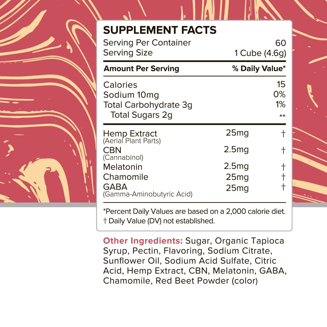 Premium Jane, Sleep-Aid CBD Gummies, Mango-Berry, Broad Spectrum THC-Free, 60ct, 1500mg CBD