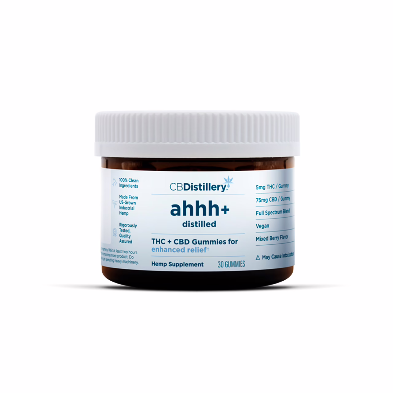 CBDistillery, Ahhh+ Distilled THC + CBD Gummies for Enhanced Relief, Mixed Berry, Full Spectrum, 30ct, 150mg THC + 2250mg CBD 8 CBDistillery, Ahhh+ Distilled THC + CBD Gummies for Enhanced Relief, Mixed Berry, Full Spectrum, 30ct, 150mg THC + 2250mg CBD