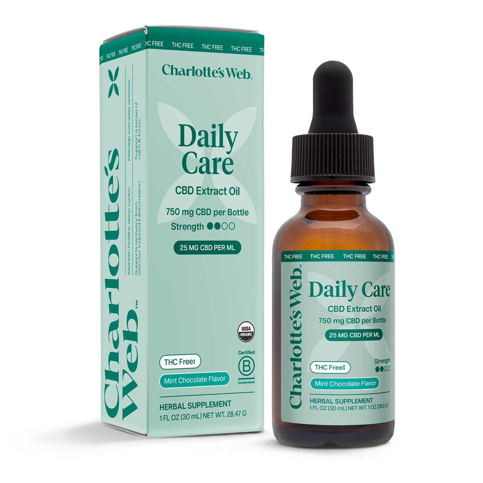Charlotte’s Web, CBD Oil 25mg, Mint Chocolate, Broad Spectrum THC-Free, 1fl oz, 750mg CBD Charlotte’s Web, CBD Oil 25mg, Mint Chocolate, Broad Spectrum THC-Free, 1fl oz, 750mg CBD