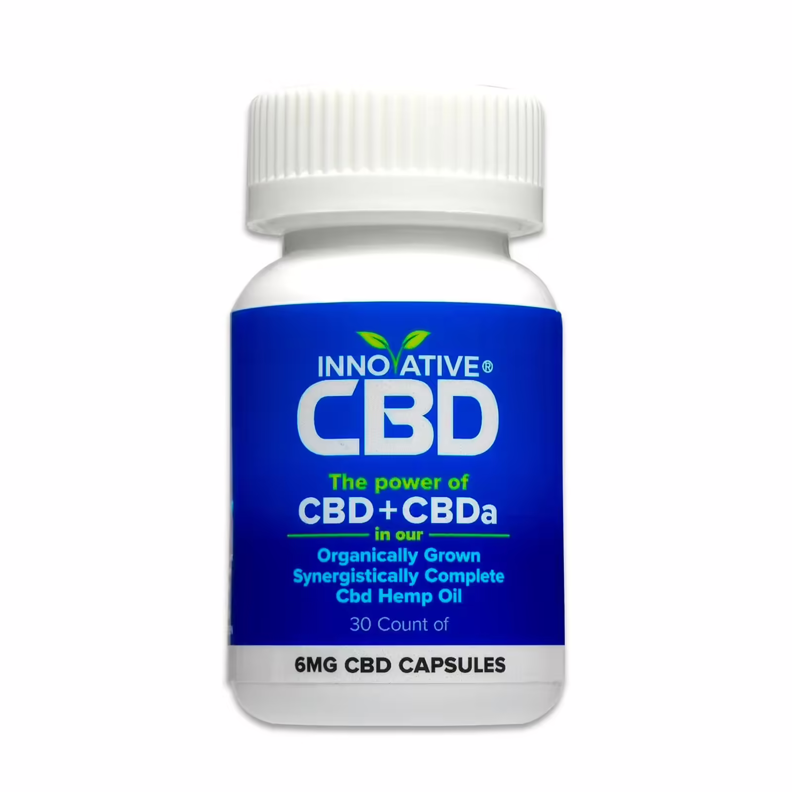 Innovative CBD, Premium CBD+CBDA Capsules 6mg, Full Spectrum, 30ct, 180mg CBD Innovative CBD, Premium CBD+CBDA Capsules 6mg, Full Spectrum, 30ct, 180mg CBD