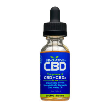 Innovative CBD, Professional CBD+CBDA Oil, Natural, Full Spectrum, 1fl oz, 500mg CBD