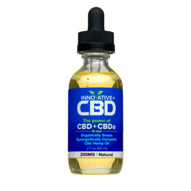 Innovative CBD, Professional CBD+CBDA Oil, Natural, Full Spectrum, 2fl oz, 200mg CBD