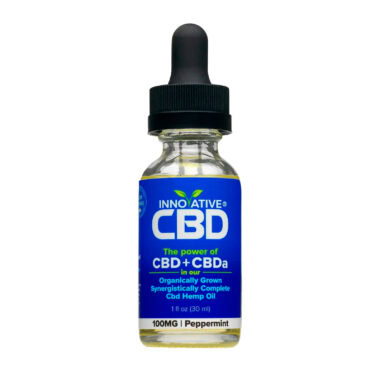 Innovative CBD, Professional CBD+CBDA Oil, Peppermint, Full Spectrum, 1fl oz, 100mg CBD