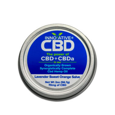 Innovative CBD, Professional CBD+CBDA Salve, Lavender Sweet Orange, Full Spectrum, 2oz, 70mg CBD