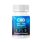 Innovative CBD, Professional Tranquil Dreams CBD+THC Melatonin Capsules, Full Spectrum, 30ct, 45mg THC + 90mg CBD