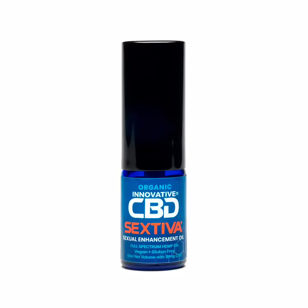 Innovative CBD, Sextiva CBD Sexual Enhancement Oil, Full Spectrum, 0.34fl oz, 80mg CBD Innovative CBD, Sextiva CBD Sexual Enhancement Oil, Full Spectrum, 0.34fl oz, 80mg CBD