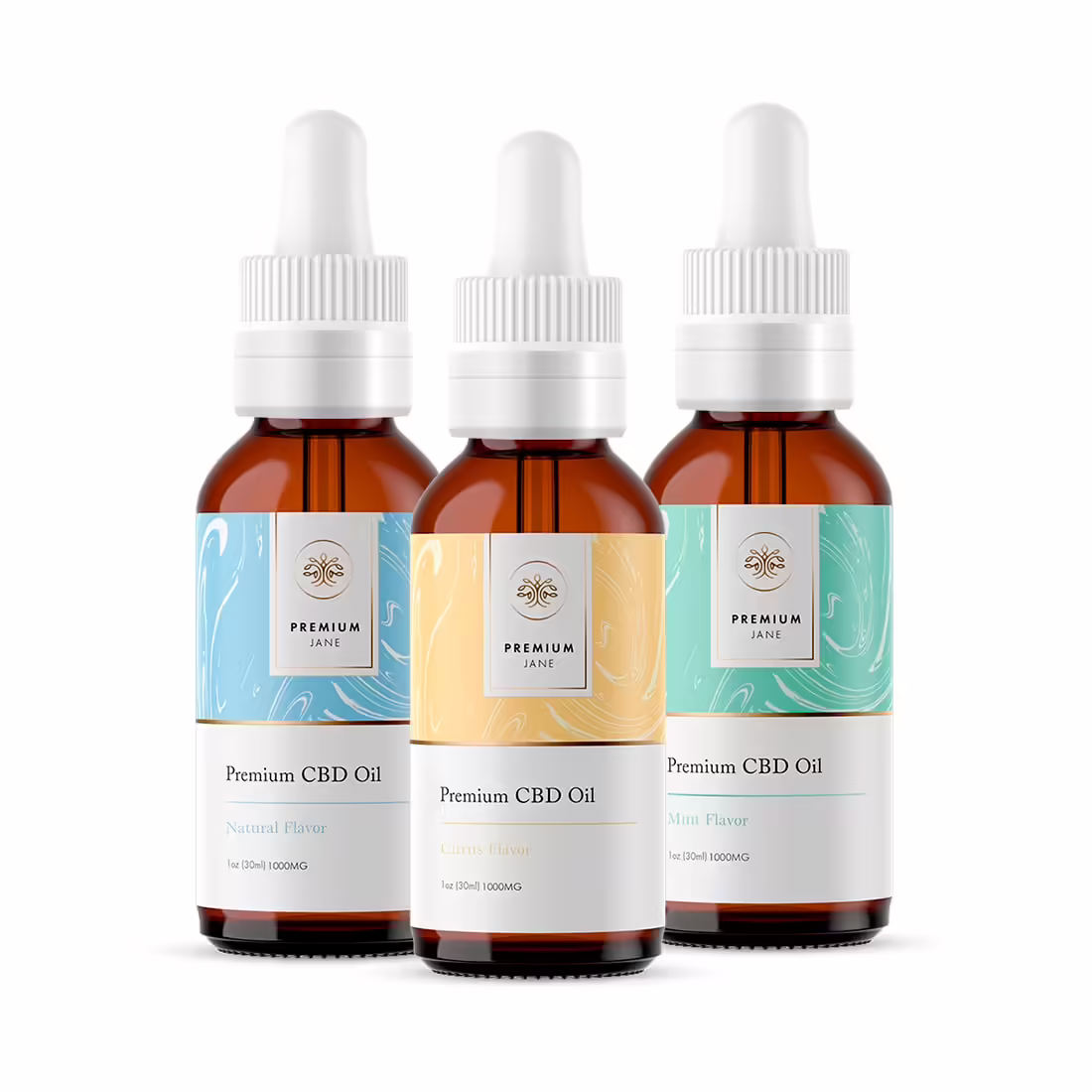 Premium Jane, CBD Oil, Mint, Full Spectrum, 1fl oz, 1000mg CBD