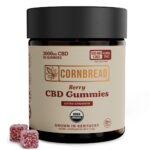 Cornbread Hemp, CBD Gummies, Berry, Full Spectrum, 30ct, 120mg THC + 3000mg CBD