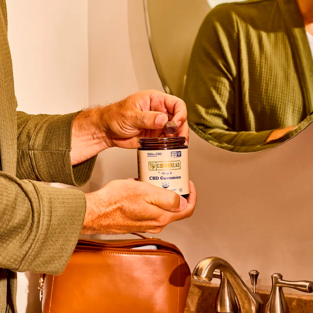 Cornbread Hemp, CBD Sleep Gummies, Full Spectrum, 30ct, 120mg THC + 3000mg CBD