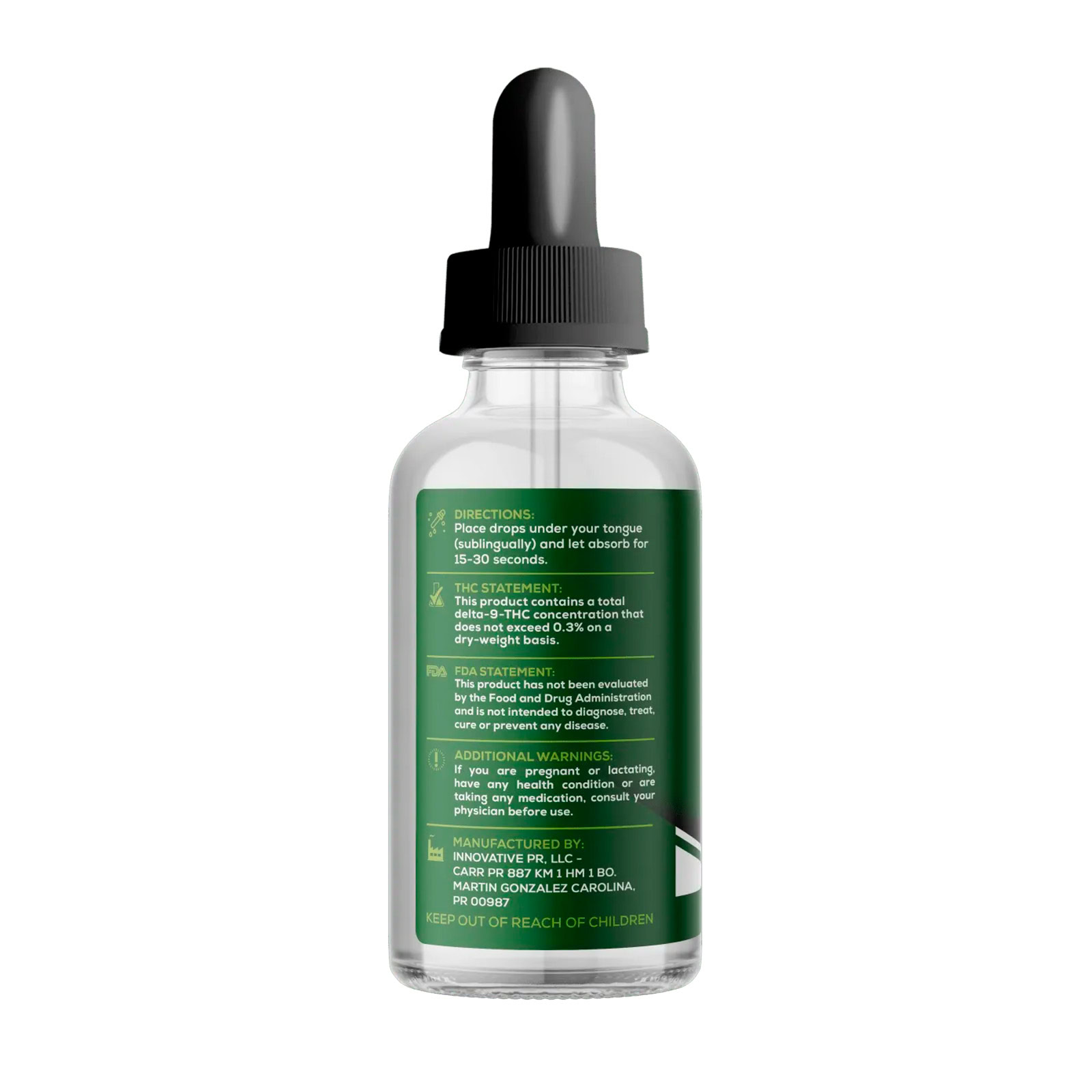 Innovative CBD, Basics CBD Oil, Natural, Full Spectrum, 1fl oz, 20mg THC + 20mg CBG + 1000mg CBD