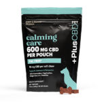 PlusCBD, Calming Care CBD Pet Chews, Beef & Bacon, Isolate THC-Free, 60ct, 600mg CBD