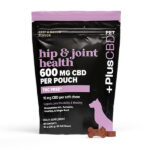 PlusCBD, Hip & Joint Health CBD Pet Chews, Beef & Bacon, Isolate THC-Free, 60ct, 600mg CBD