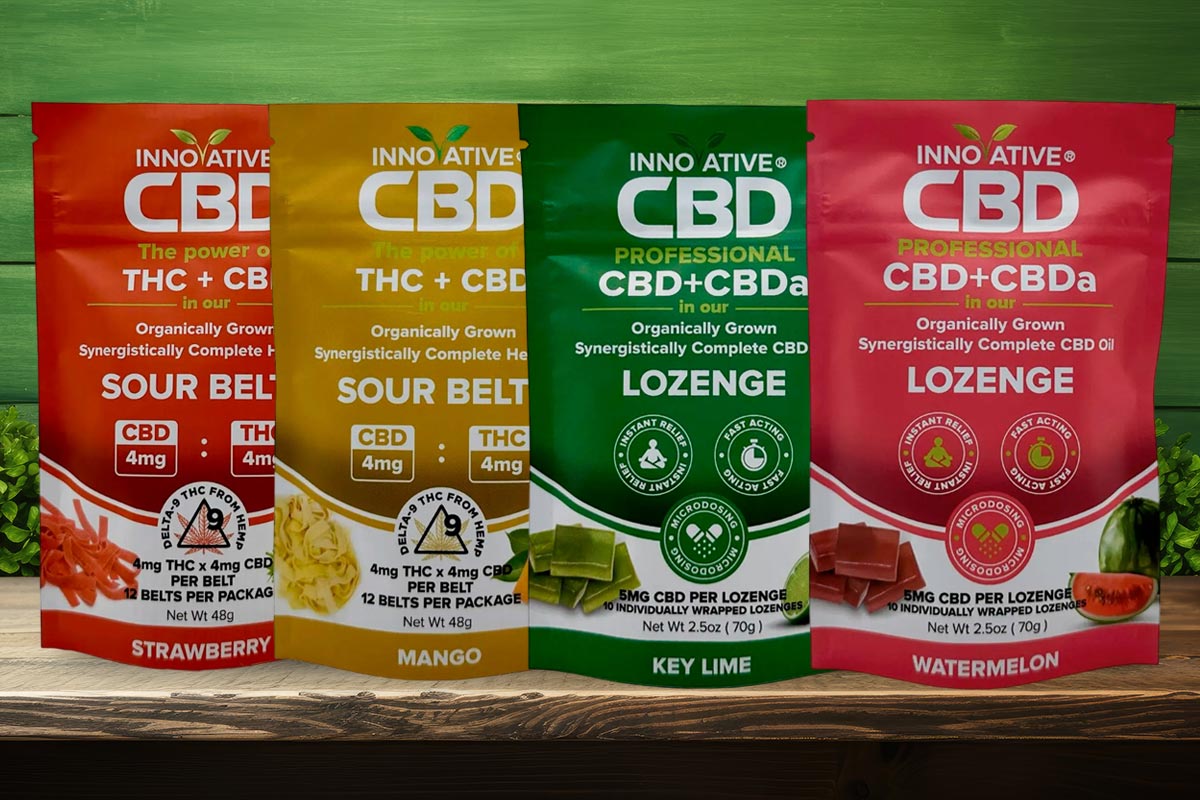 Innovative CBD Sour Belts and Lozenges