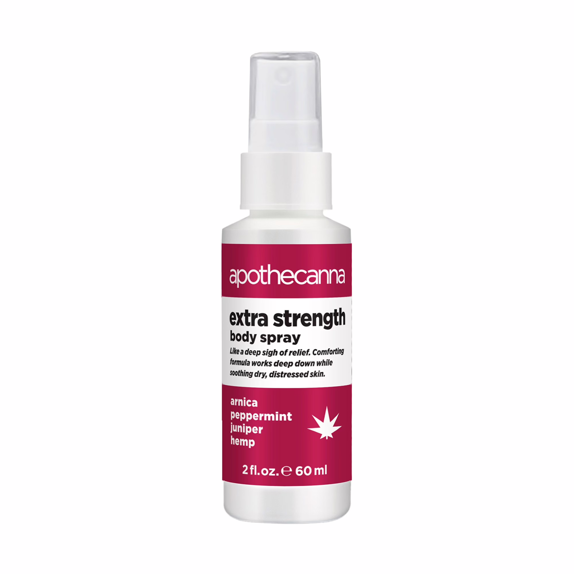 Apothecanna, Extra Strength CBD Body Spray, Broad Spectrum THC-Free, 2fl oz, 100mg CBD Apothecanna, Extra Strength CBD Body Spray, Broad Spectrum THC-Free, 2fl oz, 100mg CBD