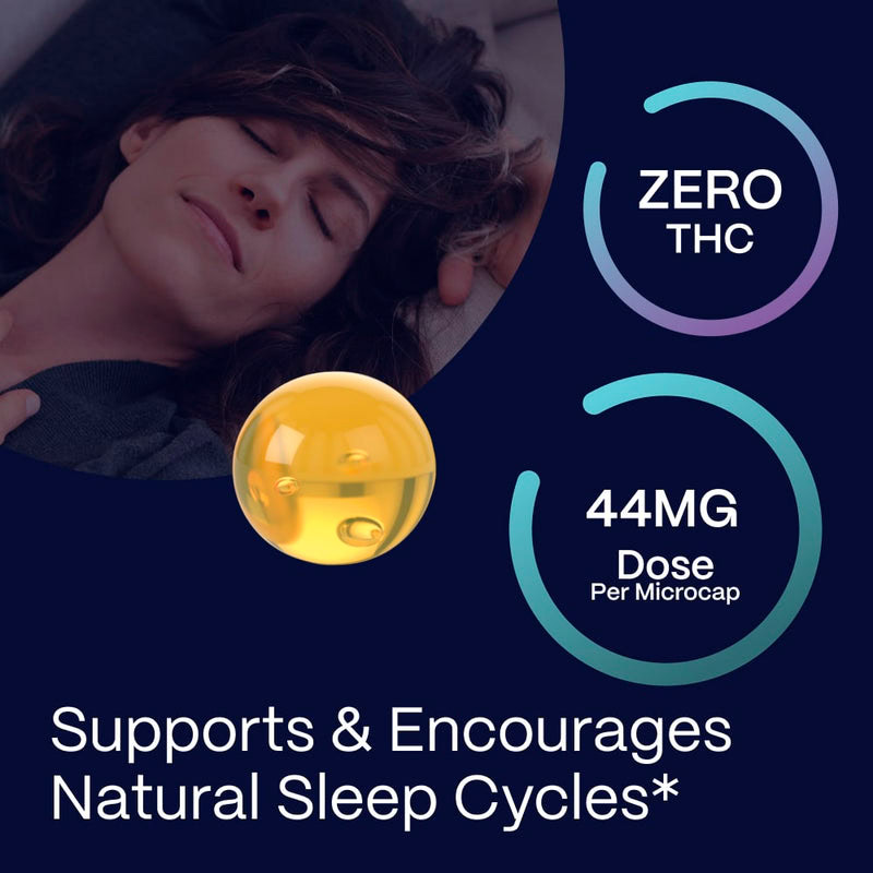 Slumber, CBD Night Caps, Broad Spectrum THC-Free, 30ct, 120mg CBDV + 600mg CBN + 600mg CBD