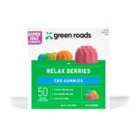 Green Roads, Super Max Strength Relax Berries CBD Gummies, Isolate THC-Free, 30ct, 1500mg CBD