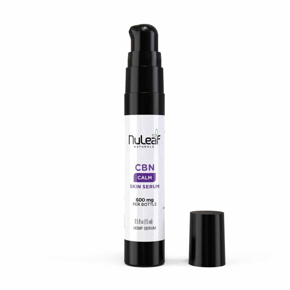 NuLeaf Naturals, Calm CBN Skin Serum, Rosemary, Isolate THC-Free, 0.5fl oz, 600mg CBN