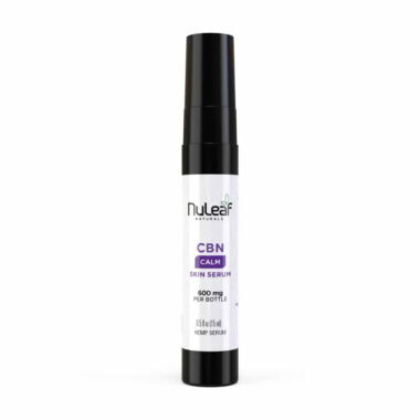NuLeaf Naturals, Calm CBN Skin Serum, Rosemary, Isolate THC-Free, 0.5fl oz, 600mg CBN