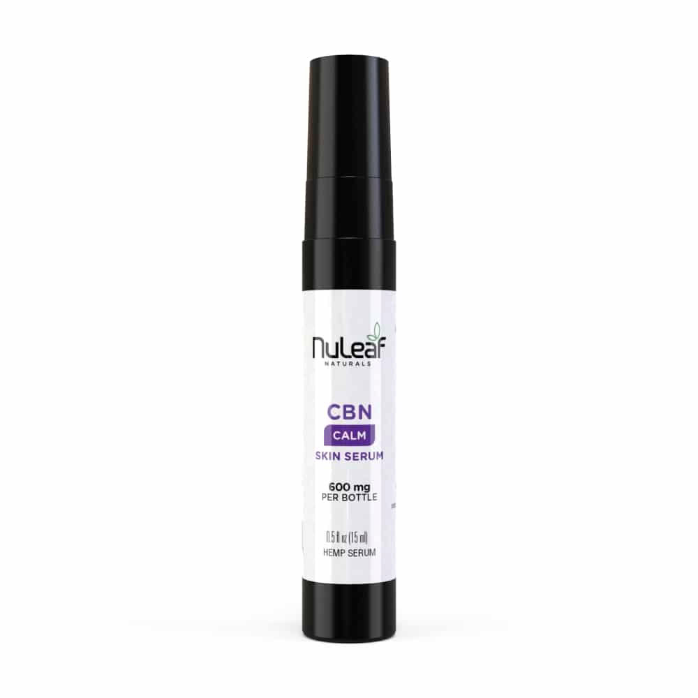 NuLeaf Naturals, Calm CBN Skin Serum, Rosemary, Isolate THC-Free, 0.5fl oz, 600mg CBN