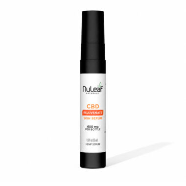 NuLeaf Naturals, Rejuvenate CBD Skin Serum, Lemongrass Citrus, Isolate THC-Free, 0.5fl oz, 600mg CBD