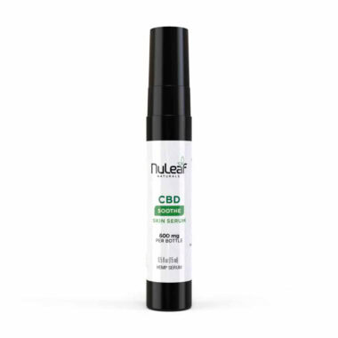 NuLeaf Naturals, Soothe CBD Skin Serum, Unscented, Isolate THC-Free, 0.5fl oz, 600mg CBD