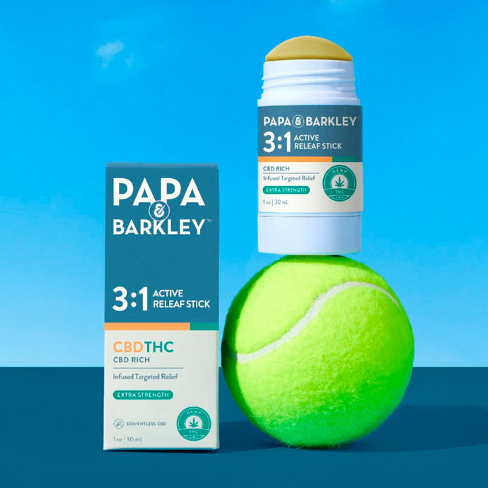 Papa & Barkley, 3-1 Extra Strength CBD Releaf Stick, Full Spectrum, 1oz, 80mg THC + 240mg CBD