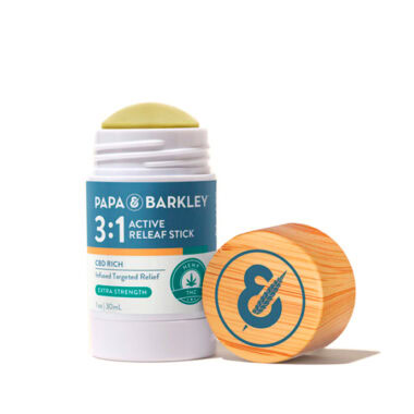 Papa & Barkley, 3-1 Extra Strength CBD Releaf Stick, Full Spectrum, 1oz, 80mg THC + 240mg CBD