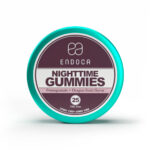 Endoca, Night Time CBN + CBD Gummies, Pomegranate + Dragonfruit, Isolate THC-Free, 25ct, 250mg CBN + 625mg CBD