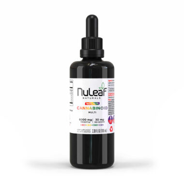 NuLeaf Naturals, Multicannabinoid Oil CBD+CBC+CBG+CBN, Full Spectrum, 3.38fl oz, 6000mg Multi