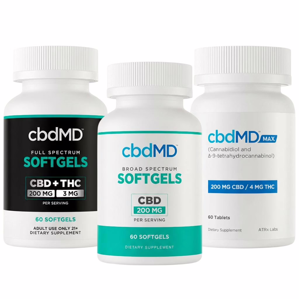 cbdMD CBD Capsules and Pills