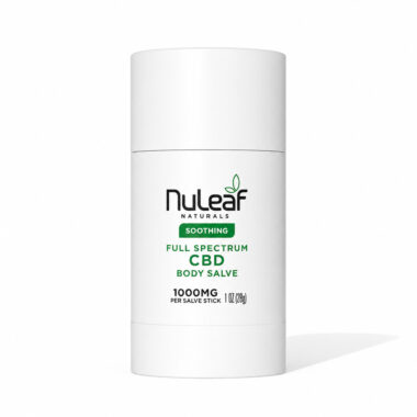 NuLeaf Naturals, Soothing CBD Roll-On Body Salve, Full Spectrum, 1oz, 1000mg CBD