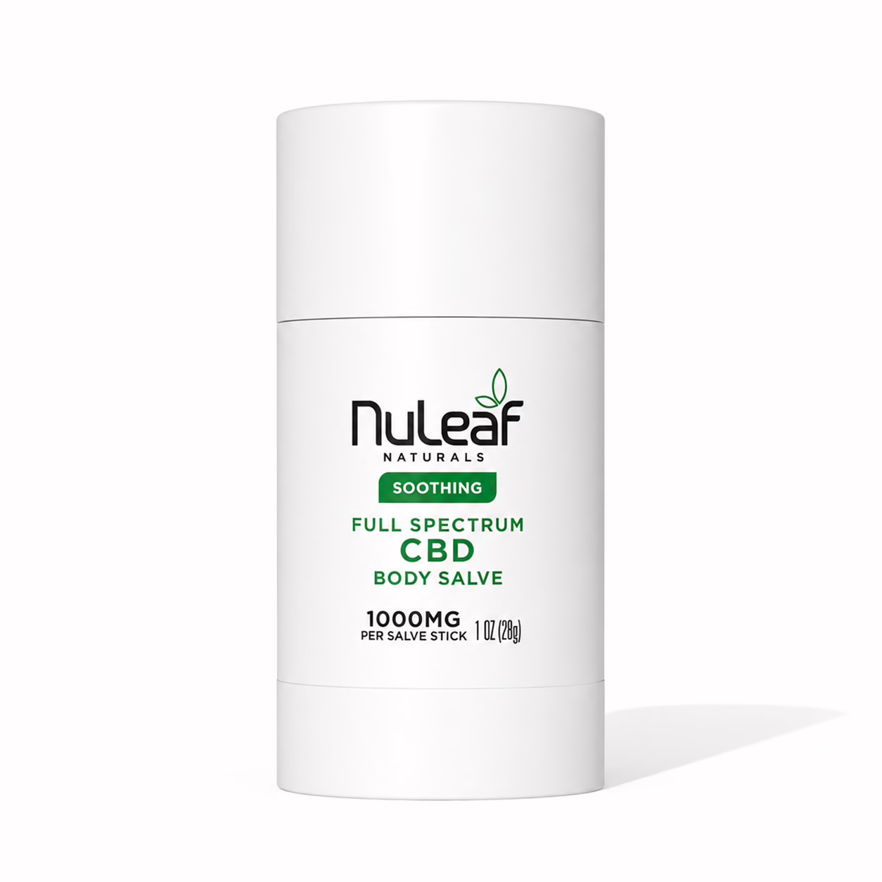 NuLeaf Naturals, Soothing CBD Roll-On Body Salve, Full Spectrum, 1oz, 1000mg CBD