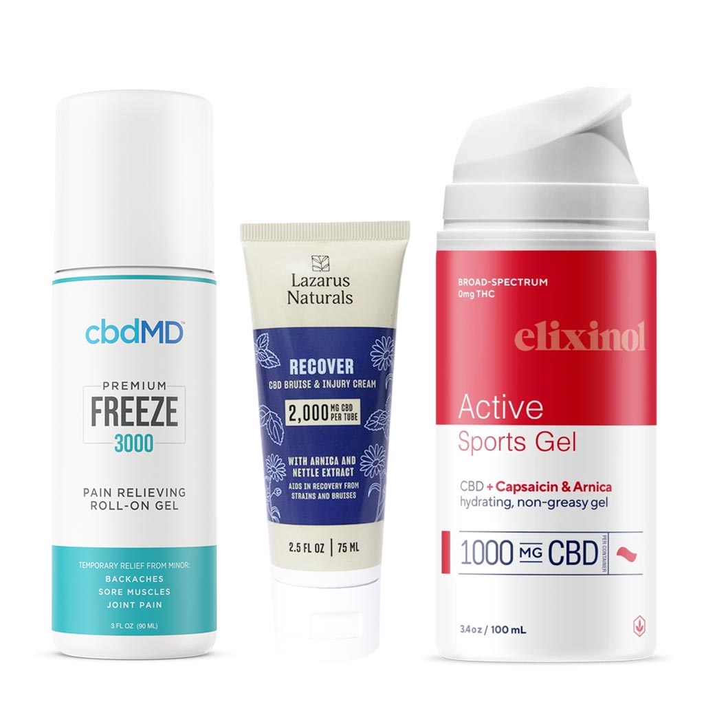 Arnica CBD Creams, Balms, Salves and Roll-Ons